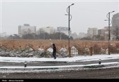 بارش برف در اردبیل و زنجان