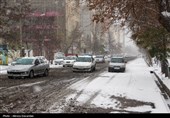 بارش برف در اردبیل و زنجان