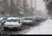 بارش برف در اردبیل و زنجان