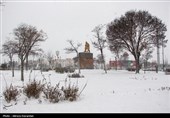 بارش برف در اردبیل و زنجان