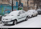 بارش برف در اردبیل و زنجان