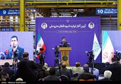 مراسم آغاز تولید انبوه قطار ملی مترو