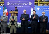 مراسم آغاز تولید انبوه قطار ملی مترو