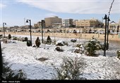 بارش برف در اردبیل و زنجان