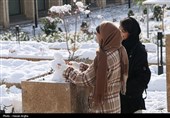 بارش برف در اردبیل و زنجان