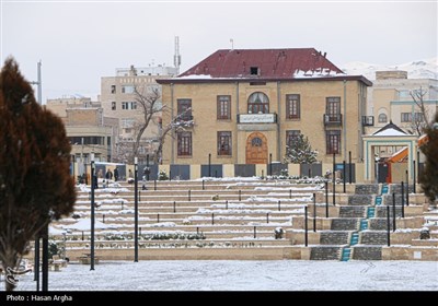 بارش برف در زنجان