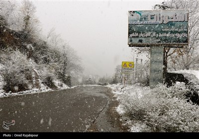 بارش برف در اشکورات گیلان