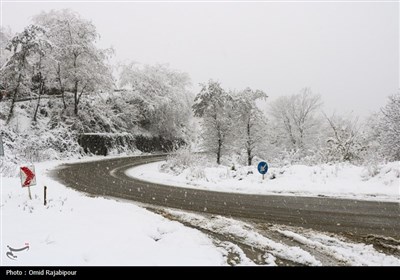 بارش برف در اشکورات گیلان