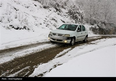 بارش برف در اشکورات گیلان