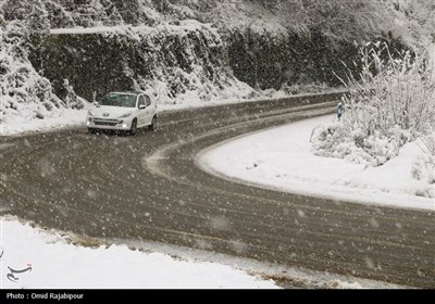 بارش برف در اشکورات گیلان