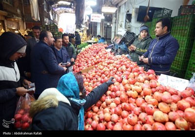 گشت مشترک سازمان تعزیرات حکومتی همدان در آستانه شب یلدا