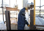 تعمیرات اساسی در پتروشیمی خراسان در دمای منفی 10 درجه