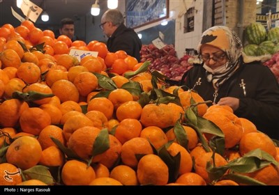 بازار داغ زنجان در آستانه شب یلدا