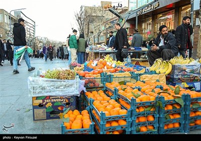 بازار سنندج در آستانه شب یلدا