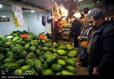 باز شب یلدا در همدان