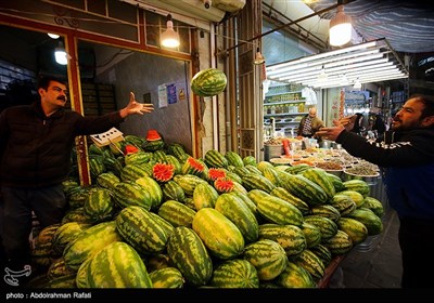 باز شب یلدا در همدان