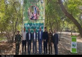  برگزاری پویش درختکاری در سایه مادر در بوشهر
