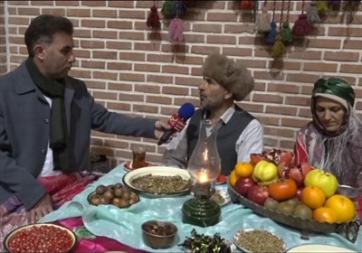 جشن چله گجه سی( شب یلدا ) در نگار خانه خطایی اردبیل