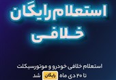 استعلام خلافی خودرو و موتورسیکلت تا 20 دی رایگان شد