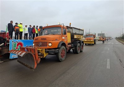 اعزام 80 اکیپ راهداری به محورهای برفگیر استان اردبیل