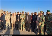 بازدید استاندار خراسان جنوبی از زیرساخت های امنیتی و انسداد مرز در نهبندان