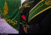 آیین غبارروبی مضجع شریف حضرت احمدبن موسی الکاظم علیهماالسلام و گلباران قبور شهدا،
