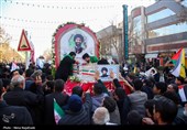 تشییع پیکر شهید حجت‌الاسلام‌ سید داود بی‌طرف - مشهد