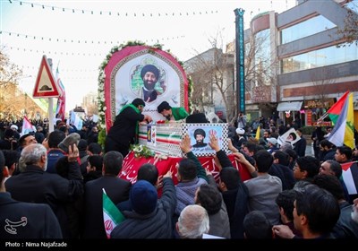 تشییع پیکر شهید حجت‌الاسلام‌ سید داود بی‌طرف - مشهد