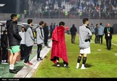 دیدار تیم های فوتبال نساجی مازندران و تراکتور تبریز