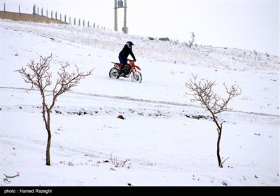 تفریحات زمستانی در ابهر - زنجان