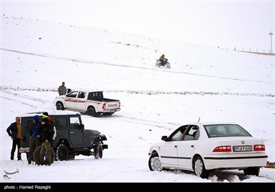 تفریحات زمستانی در ابهر - زنجان