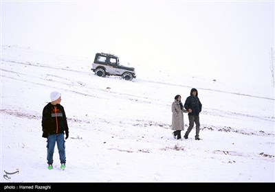 تفریحات زمستانی در ابهر - زنجان