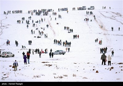 تفریحات زمستانی در ابهر - زنجان