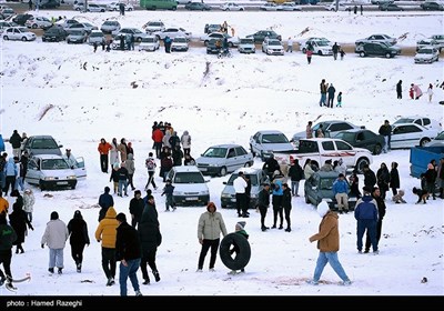 تفریحات زمستانی در ابهر - زنجان