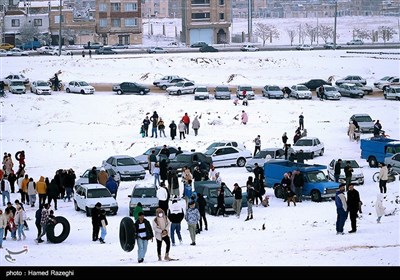 تفریحات زمستانی در ابهر - زنجان