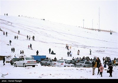 تفریحات زمستانی در ابهر - زنجان