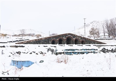 بارش برف در زنجان