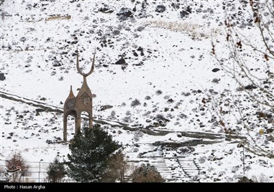 بارش برف در زنجان