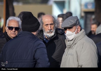 تشییع پیکر منصور یاقوتی در کرمانشاه