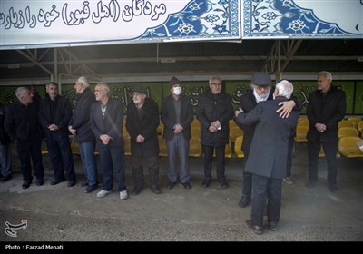 تشییع پیکر منصور یاقوتی در کرمانشاه