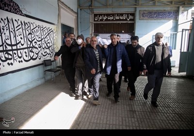 تشییع پیکر منصور یاقوتی در کرمانشاه