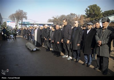 تشییع پیکر منصور یاقوتی در کرمانشاه