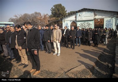 تشییع پیکر منصور یاقوتی در کرمانشاه