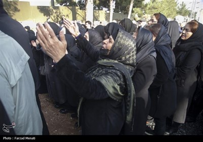 تشییع پیکر منصور یاقوتی در کرمانشاه