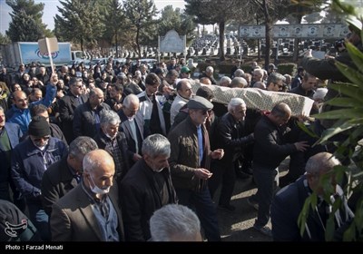 تشییع پیکر منصور یاقوتی در کرمانشاه
