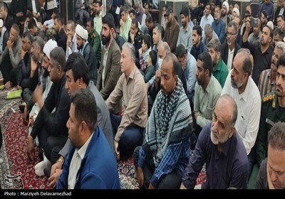 تشییع باشکوه پیکر مطهر شهید مدافع امنیت در بندرلنگه
