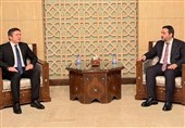 دیدار دیپلمات آذربایجانی با وزیر خارجه دولت انتقالی سوریه