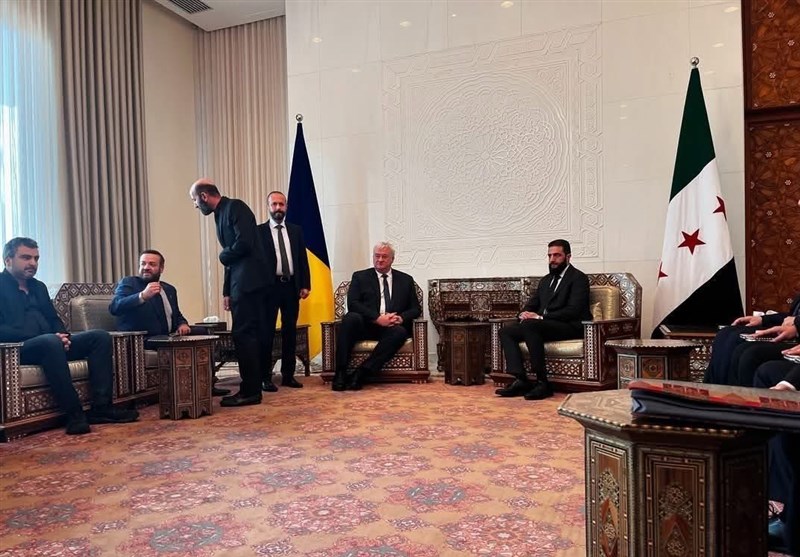 دیدار وزیر خارجه اوکراین با جولانی در دمشق