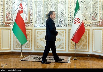 دیدار سید بدر البوسعیدی، وزیر امور خارجه عمان با سید عباس عراقچی، وزیر امور خارجه