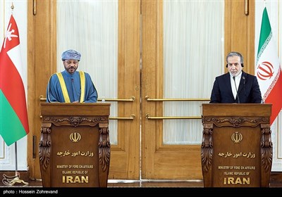 دیدار سید بدر البوسعیدی، وزیر امور خارجه عمان با سید عباس عراقچی، وزیر امور خارجه
